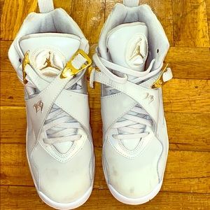 grease stained jordan 8s